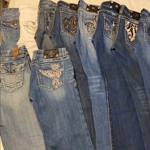 11 pairs of jeans